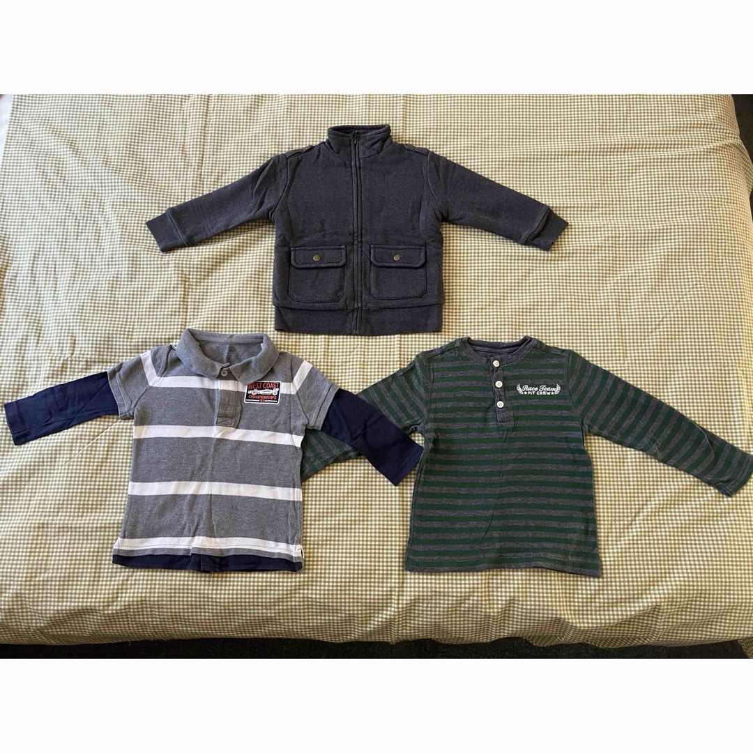 babyGAP(ベビーギャップ)のGAP 95cm長袖 3着セット キッズ/ベビー/マタニティのキッズ服男の子用(90cm~)(ジャケット/上着)の商品写真