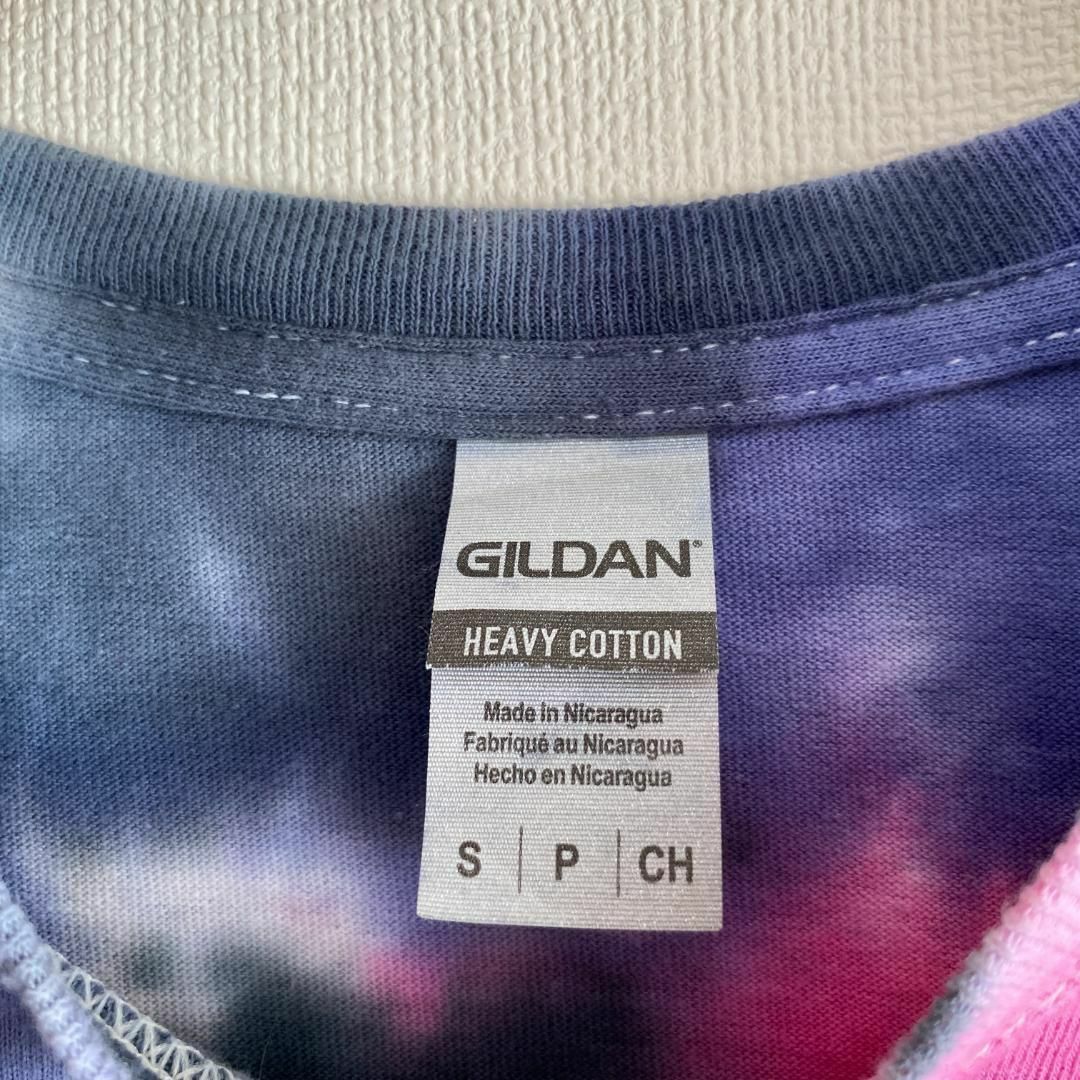 GILDAN(ギルタン)のアメリカ古着　タイダイ　半袖　Tシャツ　カラフル　マルチカラー　一点物　I301 メンズのトップス(Tシャツ/カットソー(半袖/袖なし))の商品写真