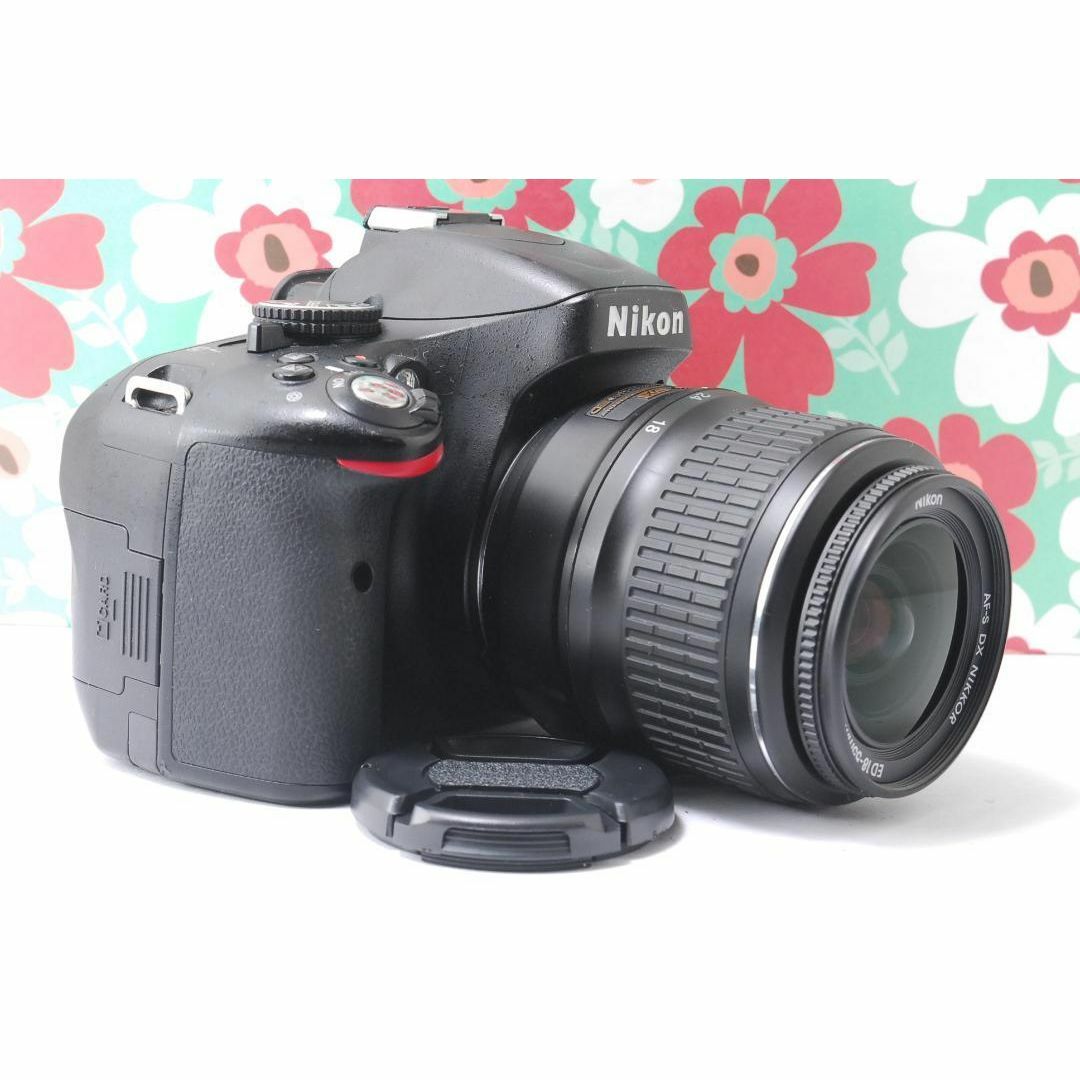 Nikon(ニコン)の❤️初心者オススメ❤️スマホ転送OK❤Nikon D5100❤️自撮,動画OK❤ スマホ/家電/カメラのカメラ(デジタル一眼)の商品写真