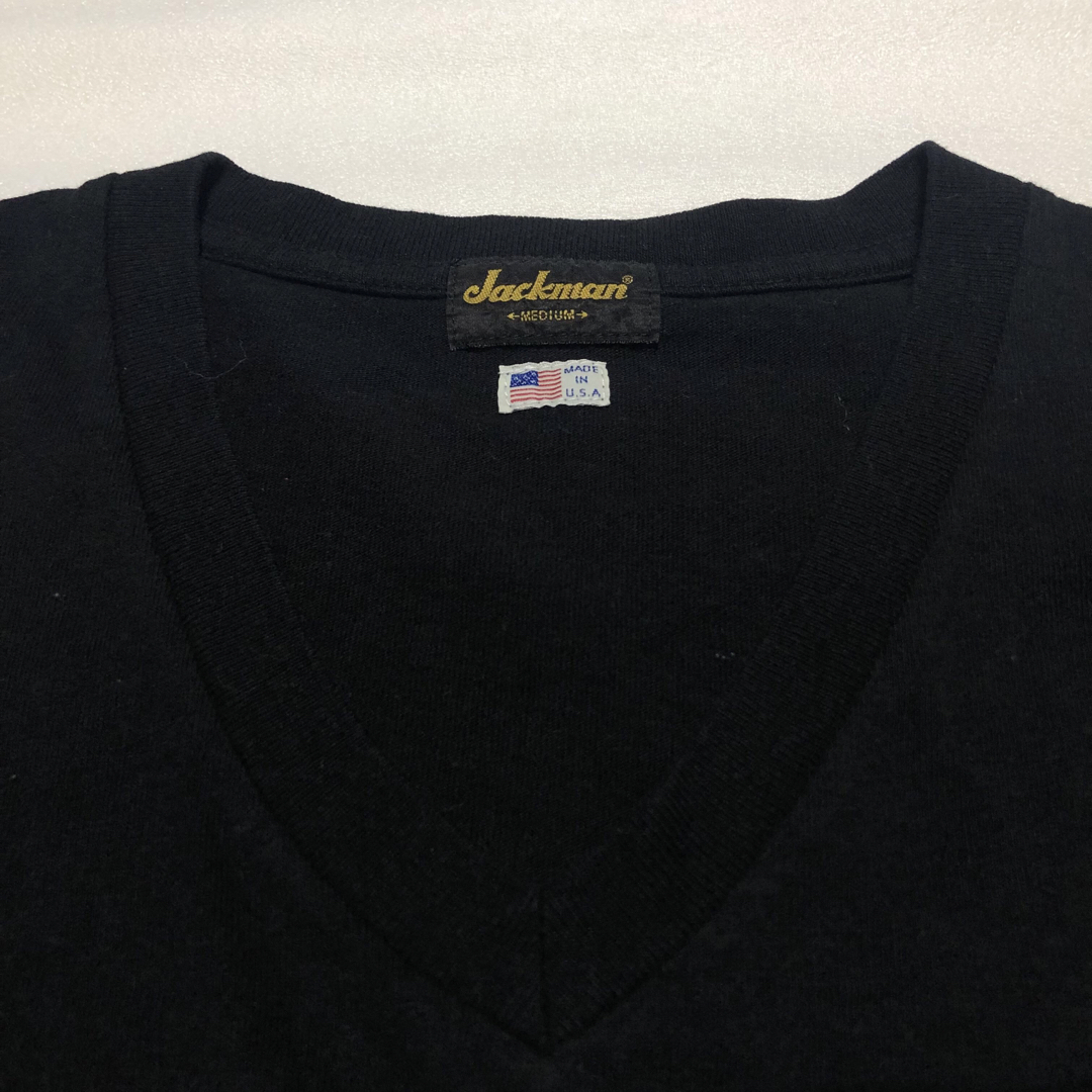 Jackman(ジャックマン)の【美品】Jackmanジャックマン VネックポケットTシャツ USA製カットソー メンズのトップス(Tシャツ/カットソー(半袖/袖なし))の商品写真