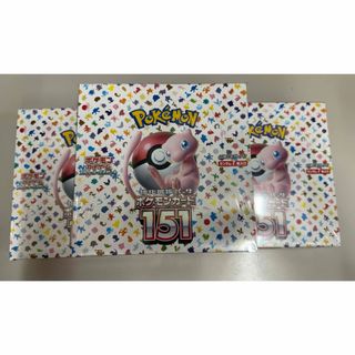 ポケモンカード151  シュリンク付き　未開封　3BOX(Box/デッキ/パック)