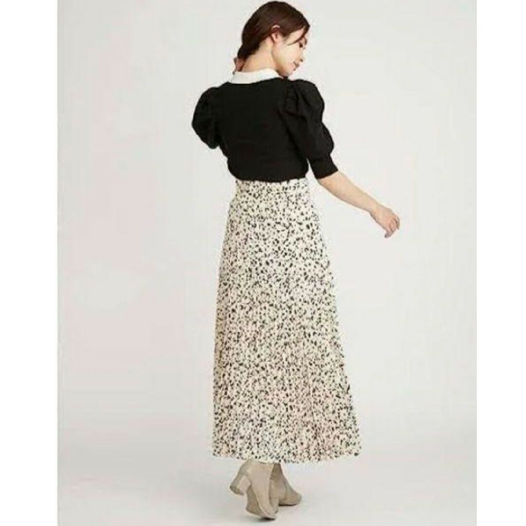 SNIDEL(スナイデル)の新品タグ付き　スナイデル　フレア プリーツ ロングスカート レディースのスカート(ロングスカート)の商品写真