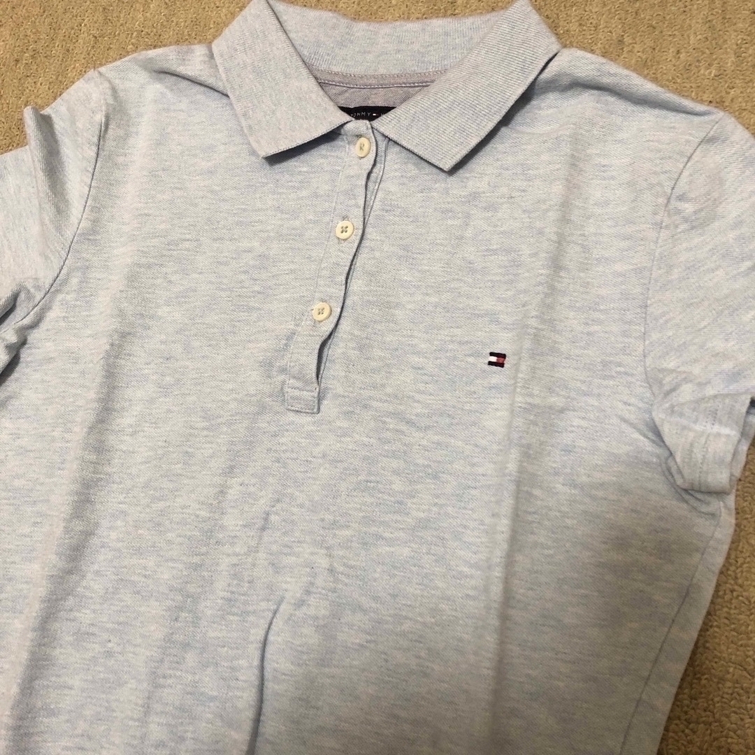 Lochie(ロキエ)のtommy light blue polo レディースのトップス(ポロシャツ)の商品写真