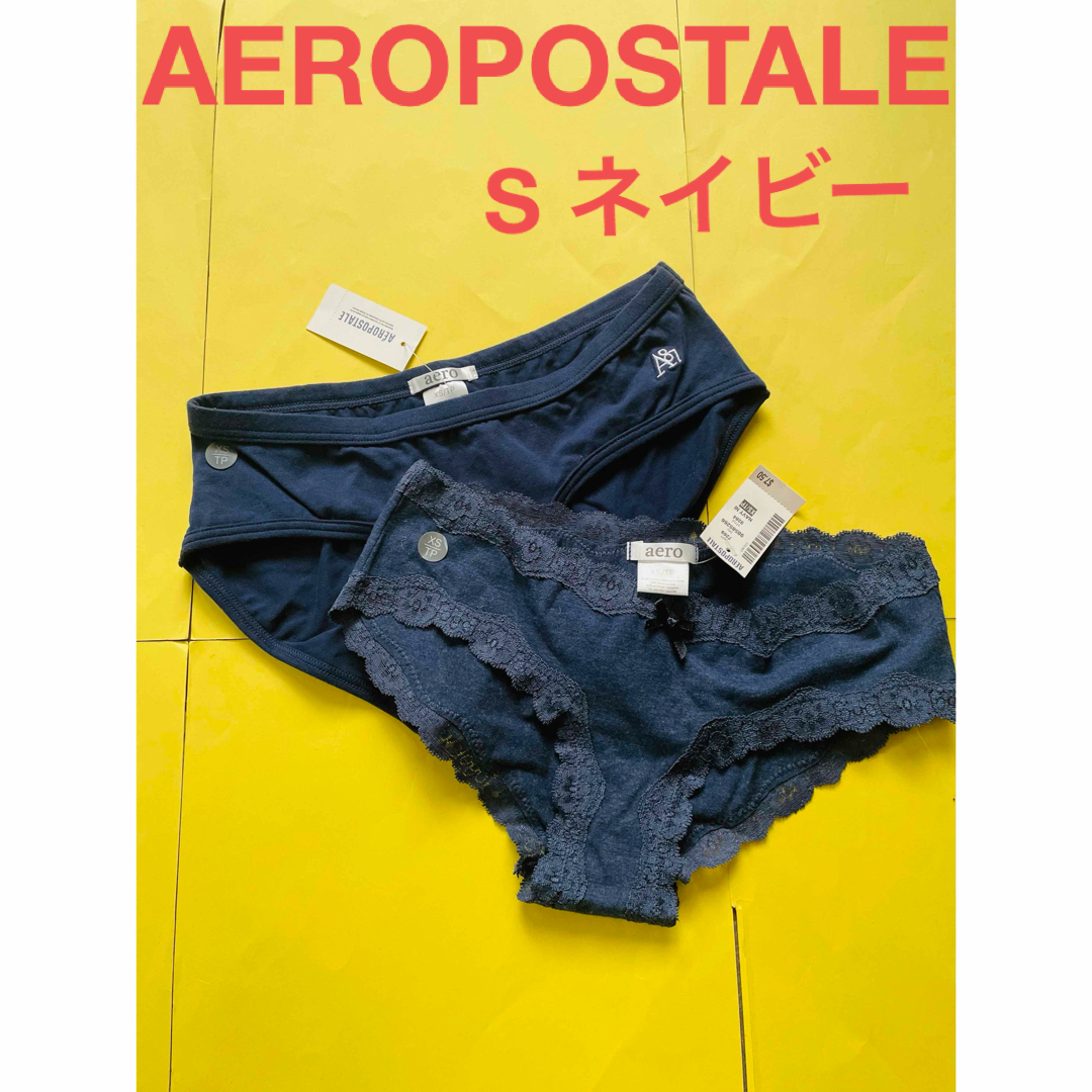 AEROPOSTALE(エアロポステール)のエアロポステール　ショーツ　未使用　S ネイビー　下着　２種類　アメリカ購入 レディースの下着/アンダーウェア(ショーツ)の商品写真