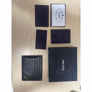 プラダ(PRADA)のプラダ　PRADA トライアングルカードケース　カードホルダー(名刺入れ/定期入れ)