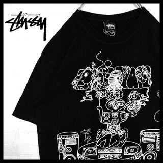 ステューシー(STUSSY)の【STUSSY】サイケデリックアート　DJ Tシャツ(Tシャツ/カットソー(半袖/袖なし))