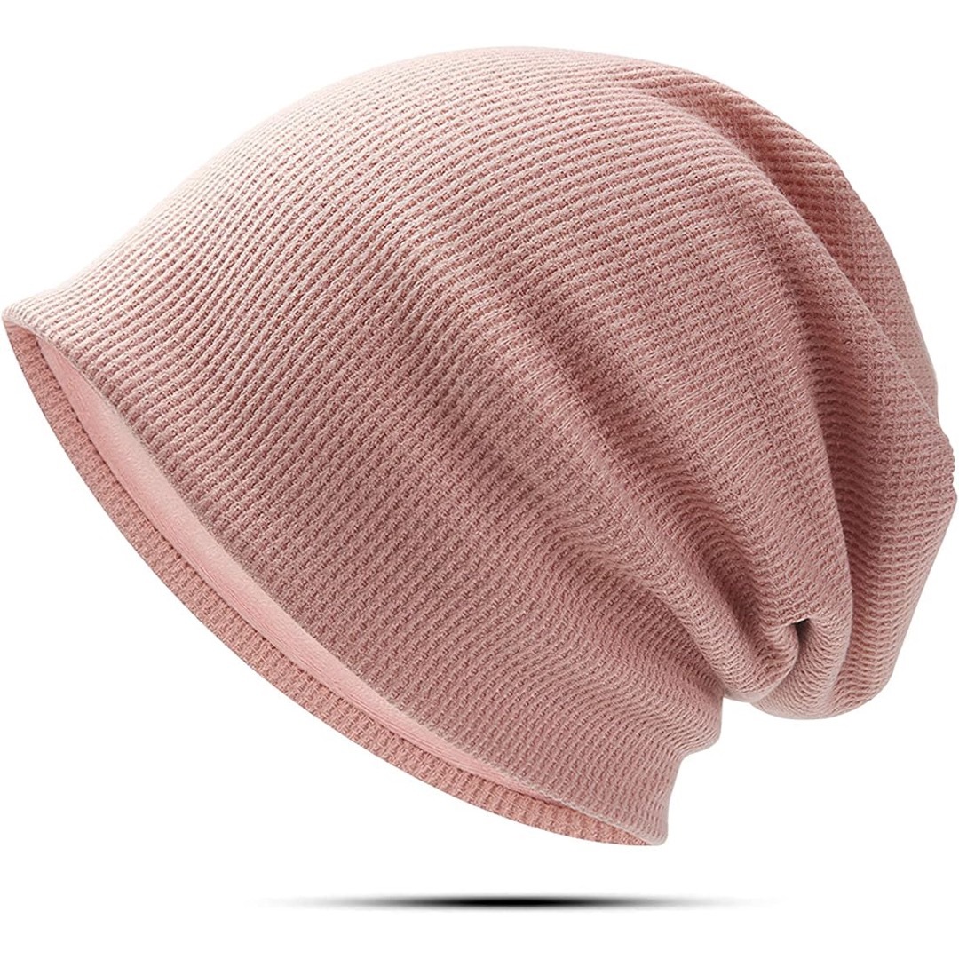 ニット帽 メンズ 秋 冬 防寒 【裏起毛・二重構造で暖かい】大きいサイズ メンズの帽子(ニット帽/ビーニー)の商品写真