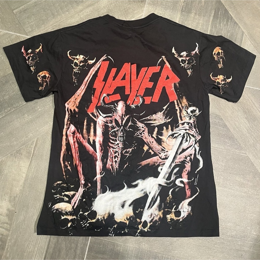 SLAYER スレイヤー バンドTシャツ/バンT/USED/古着 メンズのトップス(Tシャツ/カットソー(半袖/袖なし))の商品写真