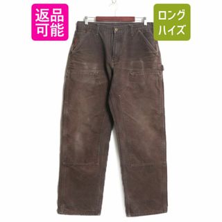 US企画 カーハート ダブルニー ダック ペインター パンツ メンズ 34 32 / ワーク CARHARTT B136 ストレート ヘビーウェイト ヒゲ ブラウン(ペインターパンツ)