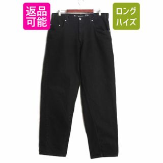 リーバイス(Levi's)の90s リーバイス シルバータブ ブラック デニム パンツ メンズ 実寸 36 33 / 90年代 オールド LEVIS SILVERTAB BAGGY ジーパン ジーンズ 黒(デニム/ジーンズ)