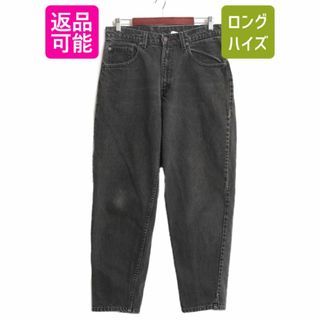 リーバイス(Levi's)の90s USA製 リーバイス 560 リラックス フィット テーパード ブラック デニム パンツ メンズ 32 30 古着 Levis 90年代 ジーンズ 黒 ジーパン(デニム/ジーンズ)