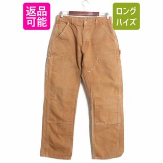 US企画 USA製 カーハート ダブルニー ブラウン ダック ペインター パンツ メンズ 32 30 / 古着 CARHARTT ワーク ストレート ヘビーウェイト(ペインターパンツ)