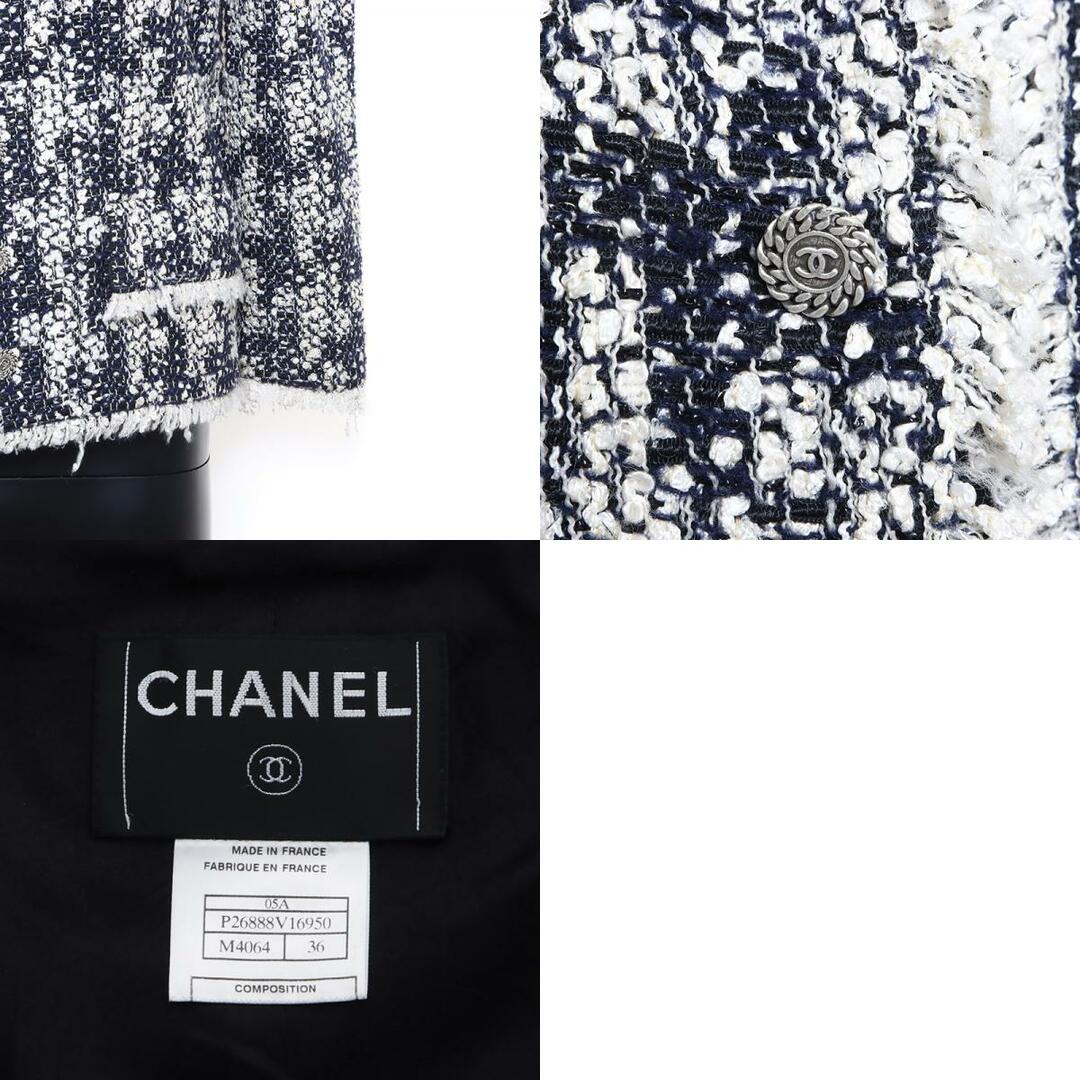 CHANEL(シャネル)のシャネル CHANEL ツイード ココボタン ジャケット レディースのジャケット/アウター(その他)の商品写真