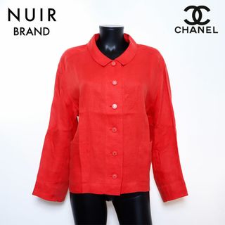 シャネル(CHANEL)のシャネル CHANEL ココボタン 長袖シャツ リネン(シャツ/ブラウス(長袖/七分))