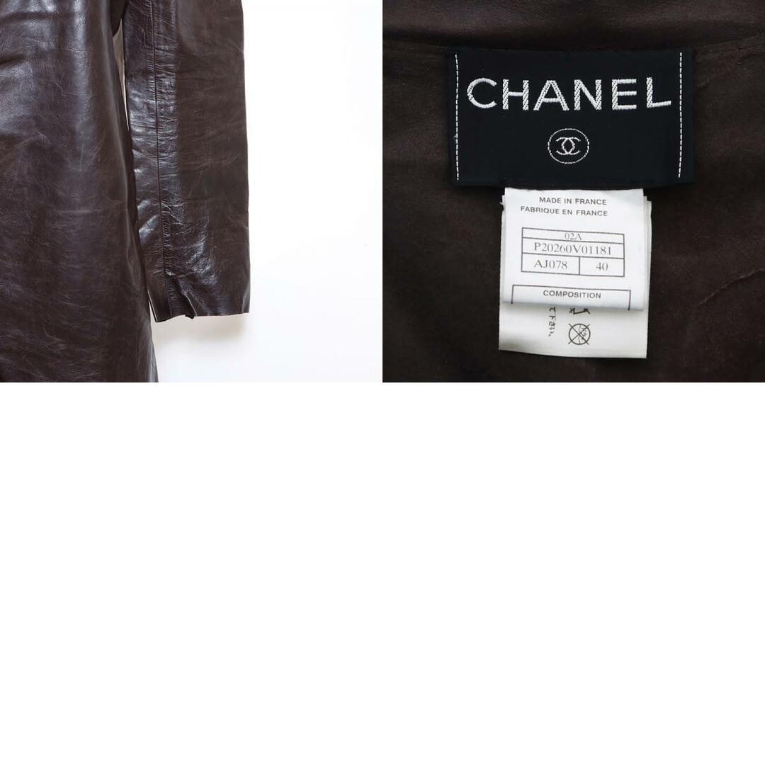 CHANEL(シャネル)のシャネル CHANEL コート レザー レディースのジャケット/アウター(その他)の商品写真