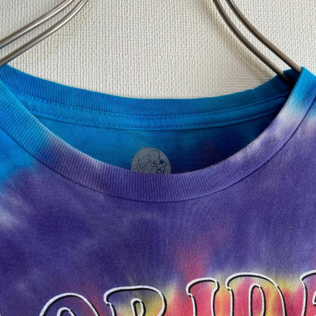 アメリカ古着　バッキーズ　BUCCEES　タイダイ　半袖　Tシャツ　企業ロゴ メンズのトップス(Tシャツ/カットソー(半袖/袖なし))の商品写真