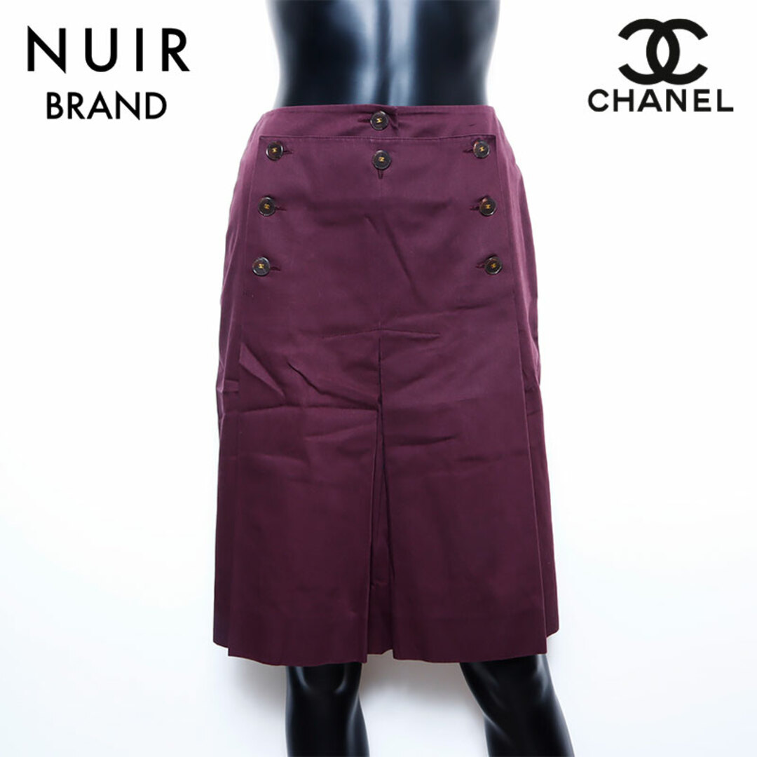 CHANEL(シャネル)のシャネル CHANEL ココマークボタン スカート レディースのスカート(その他)の商品写真