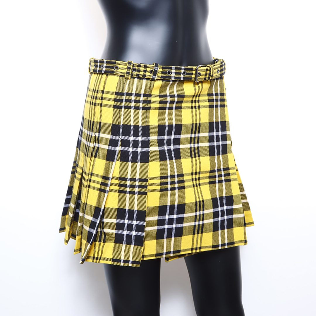 Christian Dior(クリスチャンディオール)のディオール Dior チェック ミニスカート Size:36 ミニスカート レディースのスカート(ミニスカート)の商品写真