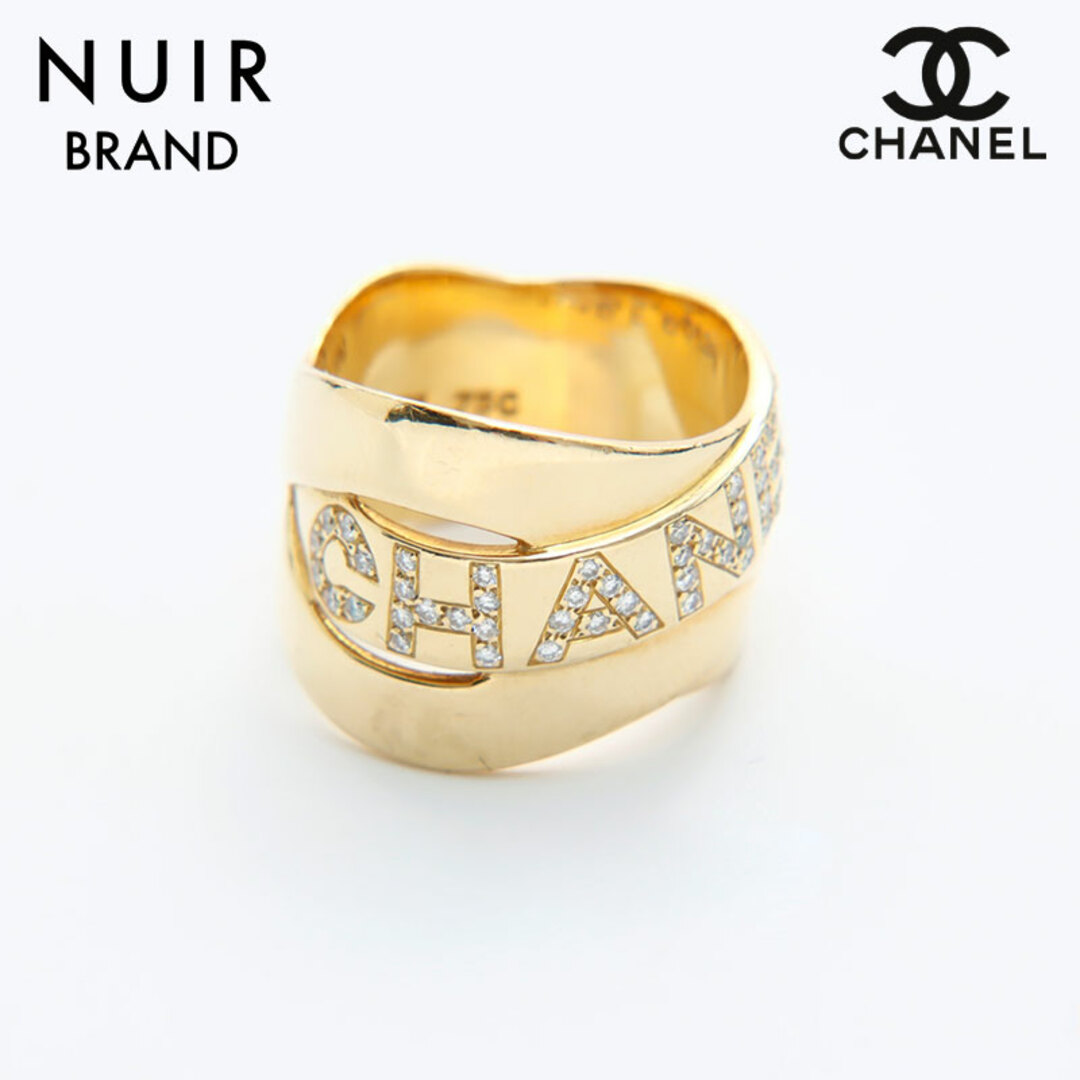 CHANEL(シャネル)のシャネル CHANEL ロゴ ラインストーン Size:9 リング・指輪 レディースのアクセサリー(リング(指輪))の商品写真