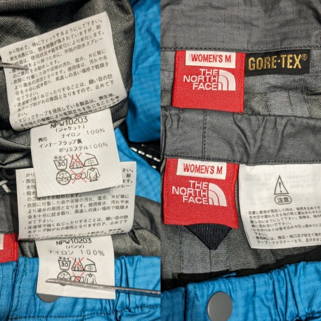 THE NORTH FACE(ザノースフェイス)の入手困難品 ノースフェイス レインテックス 2 レディース Ｍサイズ ブルー系 レディースのジャケット/アウター(その他)の商品写真