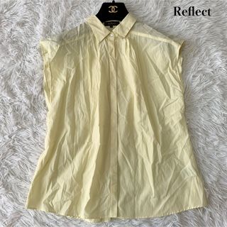 ReFLEcT - 極美品 Reflect リフレクト フレンチスリーブシャツワンピース 11号