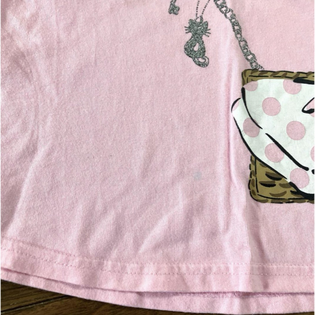 半袖　Tシャツ　2枚セット　まとめ売り　女の子 キッズ/ベビー/マタニティのキッズ服女の子用(90cm~)(Tシャツ/カットソー)の商品写真