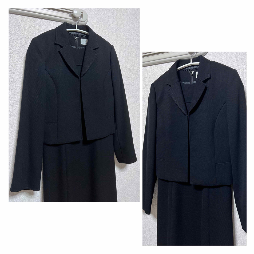 kumikyoku（組曲）(クミキョク)のKUMIKYOKU組曲 スーツ ジャケット ワンピース セットアップ 2  黒 レディースのフォーマル/ドレス(スーツ)の商品写真