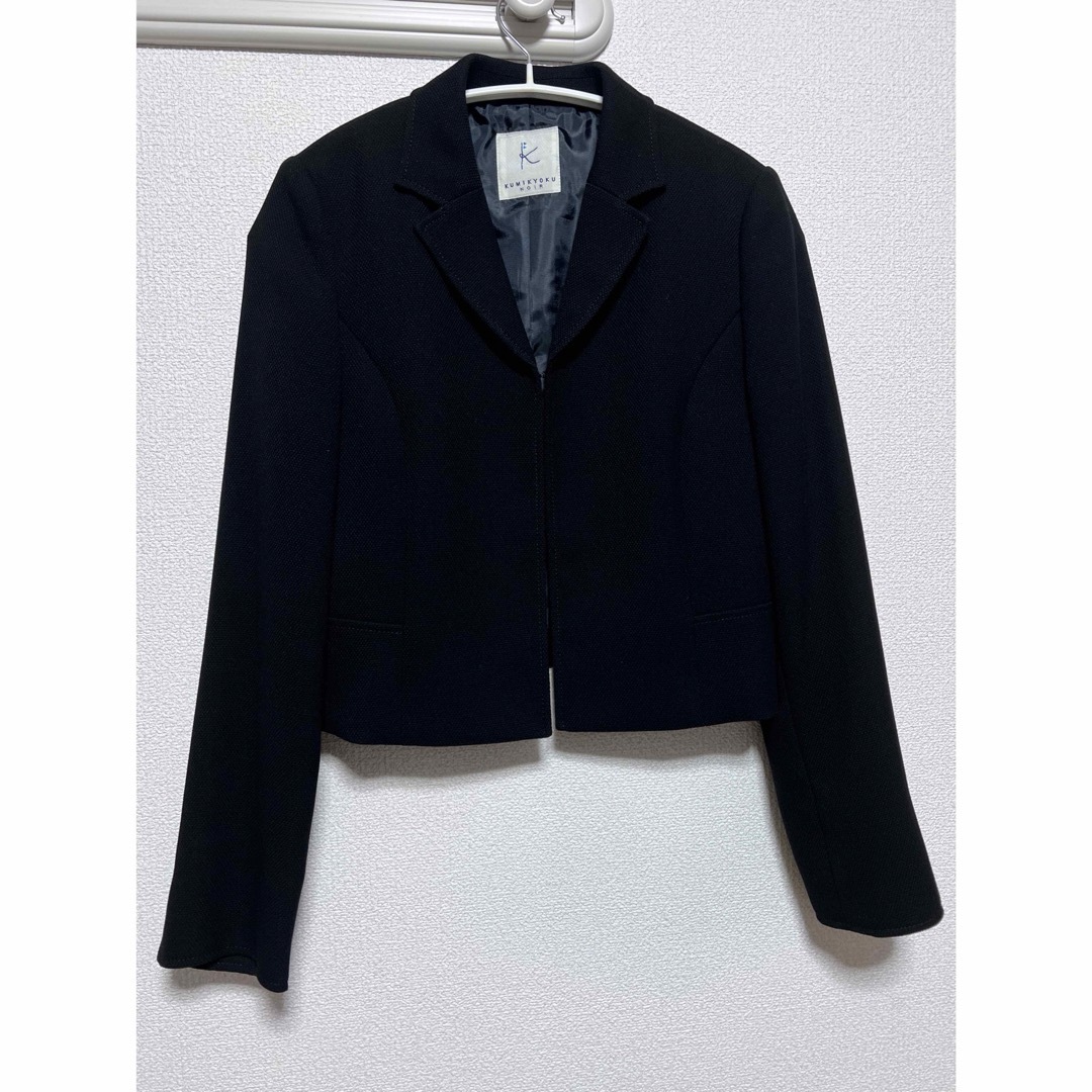 kumikyoku（組曲）(クミキョク)のKUMIKYOKU組曲 スーツ ジャケット ワンピース セットアップ 2  黒 レディースのフォーマル/ドレス(スーツ)の商品写真