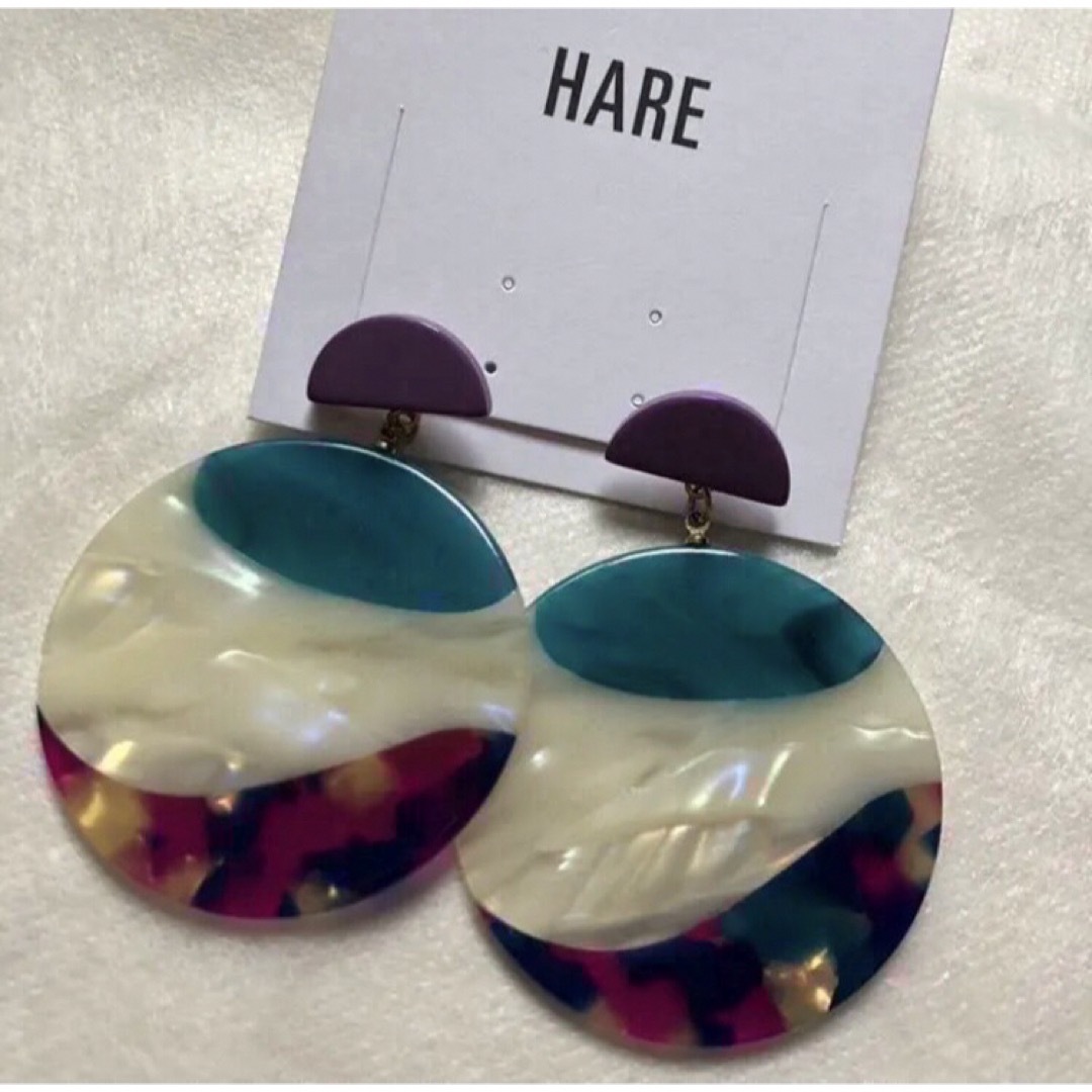 HARE(ハレ)のHARE モヤトリカラーマルイピアス レディースのアクセサリー(ピアス)の商品写真