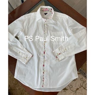 ポールスミス(Paul Smith)のPS Paul Smith ポールスミス 花柄 長袖ワイシャツ  M(シャツ)