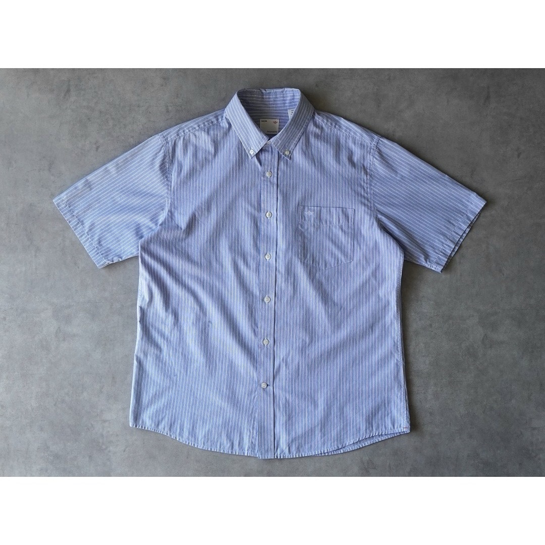 VINTAGE(ヴィンテージ)の00s DOCKERS ストライプ 半袖シャツ ボタンダウンシャツ メンズのトップス(シャツ)の商品写真