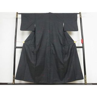 平和屋-こころ店■本場大島紬　7マルキ　唐草文　正絹　逸品　AAAC0757Abr(着物)