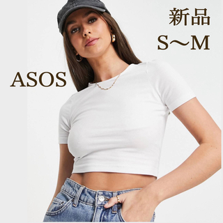 【新品 S〜M】ASOS シンプルコットンTシャツ