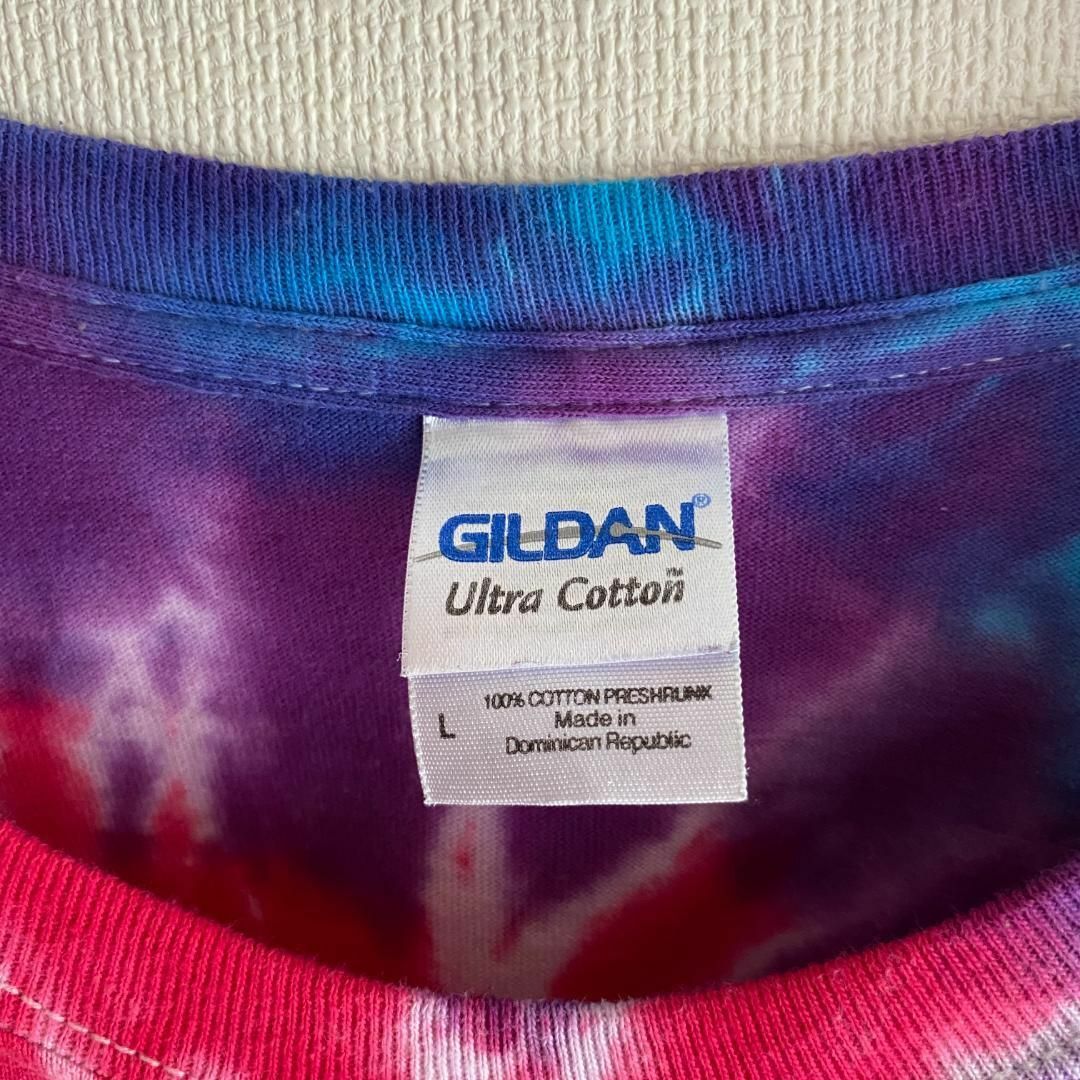 GILDAN(ギルタン)のアメリカ古着　レイ・ワイリー・ハバード　半袖　Tシャツ　タイダイ　I325 メンズのトップス(Tシャツ/カットソー(半袖/袖なし))の商品写真
