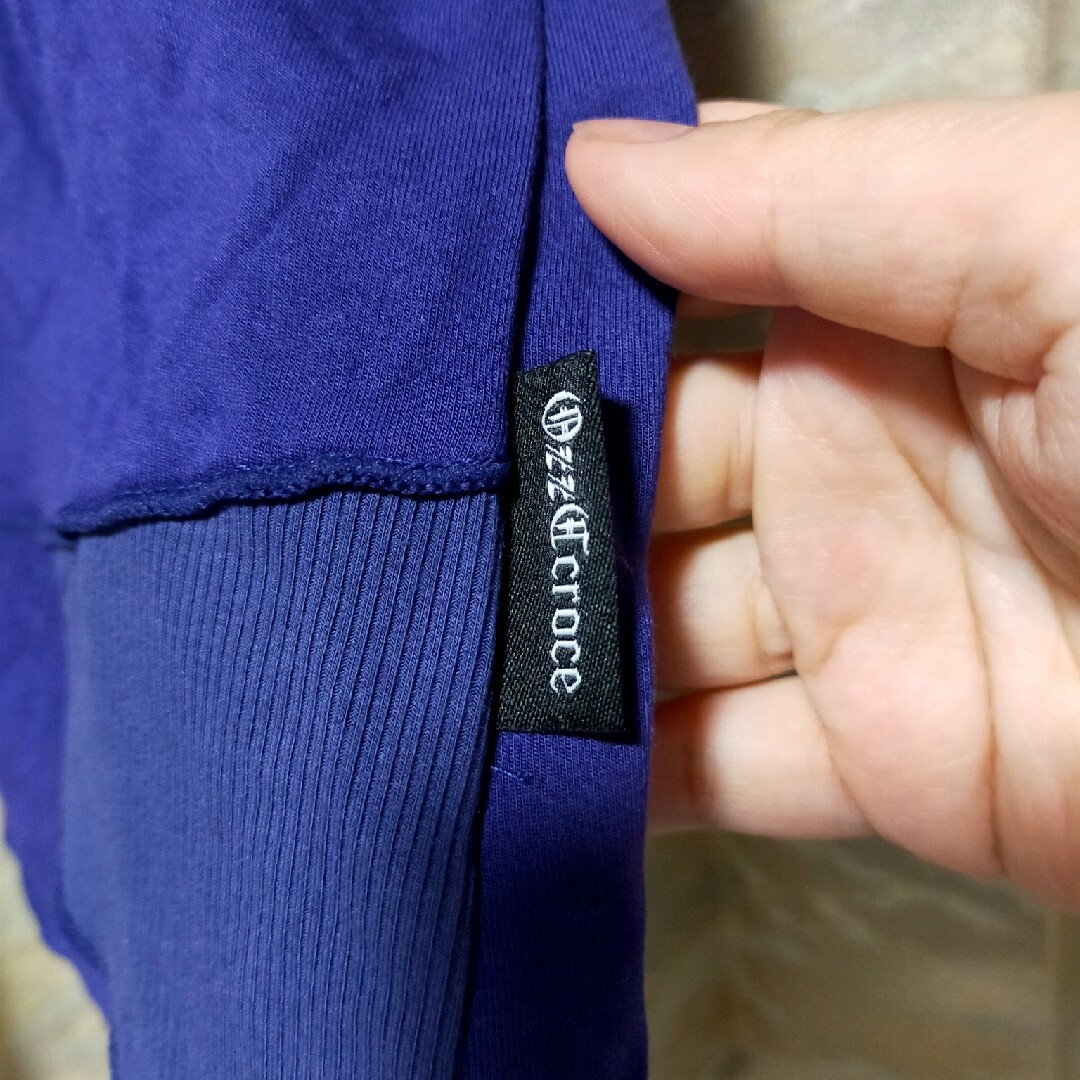 OZZON(オッズオン)のozz croce オフショルデザインカットソー ブルー レディースのトップス(カットソー(半袖/袖なし))の商品写真