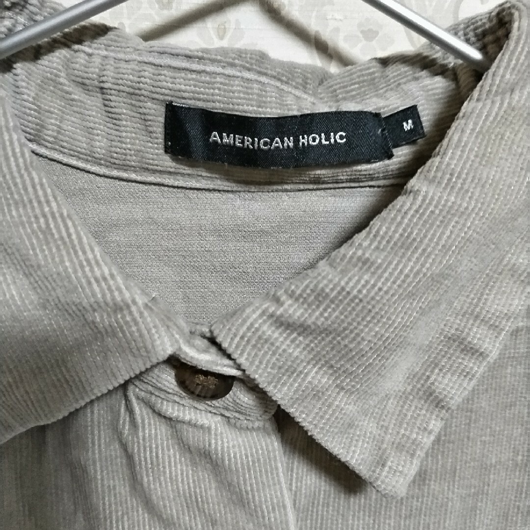 AMERICAN HOLIC(アメリカンホリック)のアメリカンホリック　コール天シャツ レディースのトップス(シャツ/ブラウス(長袖/七分))の商品写真