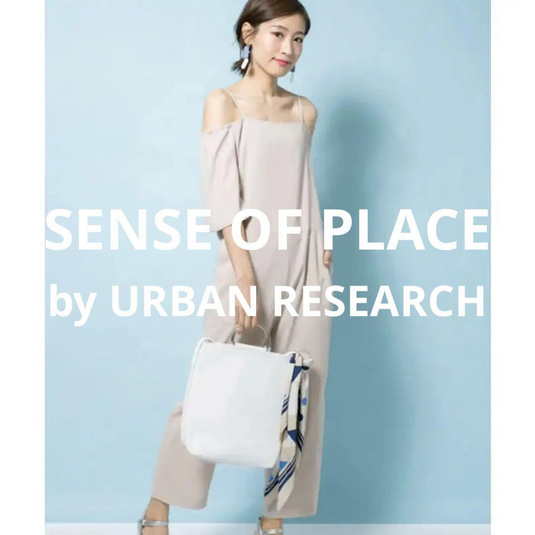 SENSE OF PLACE by URBAN RESEARCH(センスオブプレイスバイアーバンリサーチ)の【美品】アーバンリサーチ♡ハーフ袖 パンツオールインワン  レディースのパンツ(オールインワン)の商品写真