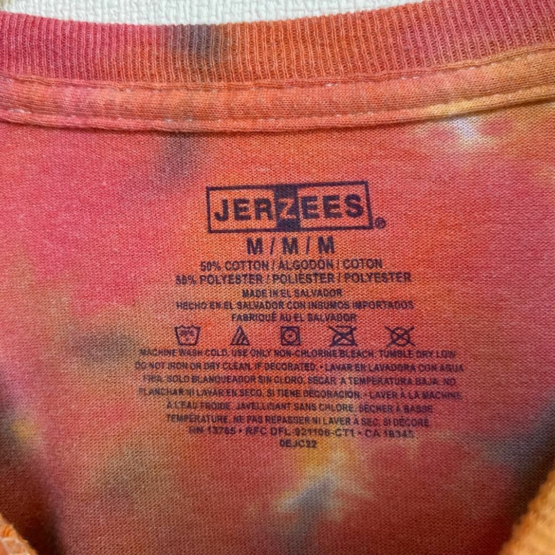 JERZEES(ジャージーズ)のアメリカ古着　半袖　Tシャツ　タイダイ　カラフル　ジャージーズ　I332 メンズのトップス(Tシャツ/カットソー(半袖/袖なし))の商品写真