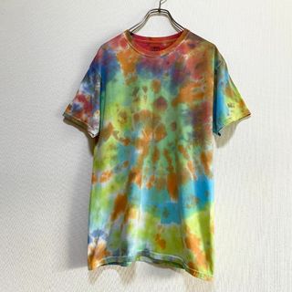 ジャージーズ(JERZEES)のアメリカ古着　半袖　Tシャツ　タイダイ　カラフル　ジャージーズ　I332(Tシャツ/カットソー(半袖/袖なし))