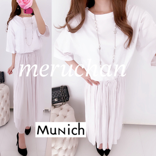 MUNICH - 【新品】Munich♡ドッキングワンピース Tシャツ ロングワンピース