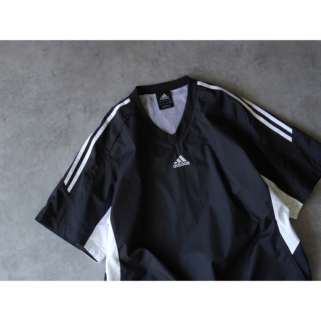 adidas(アディダス)の00s adidas 半袖 プルオーバー ナイロンジャケット Tシャツ  メンズのトップス(Tシャツ/カットソー(半袖/袖なし))の商品写真