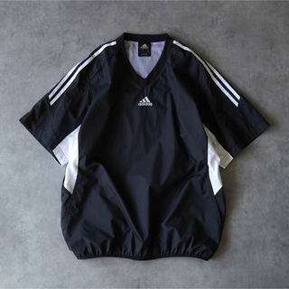 adidas - 00s adidas 半袖 プルオーバー ナイロンジャケット Tシャツ 