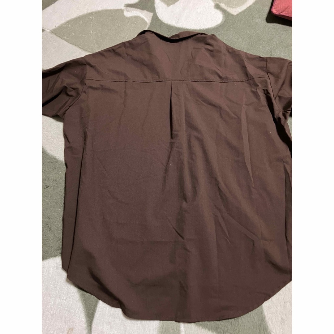 INGNI(イング)のスキッパーチュニックシャツ　ブラウン レディースのトップス(シャツ/ブラウス(長袖/七分))の商品写真