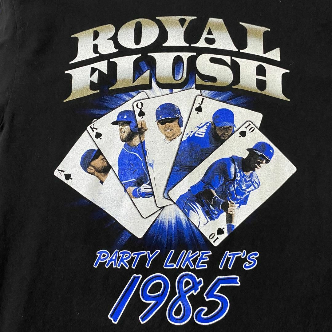 MLB(メジャーリーグベースボール)のアメリカ古着　MLB　カンザスシティ・ロイヤルズ　半袖　Tシャツ　I294 メンズのトップス(Tシャツ/カットソー(半袖/袖なし))の商品写真