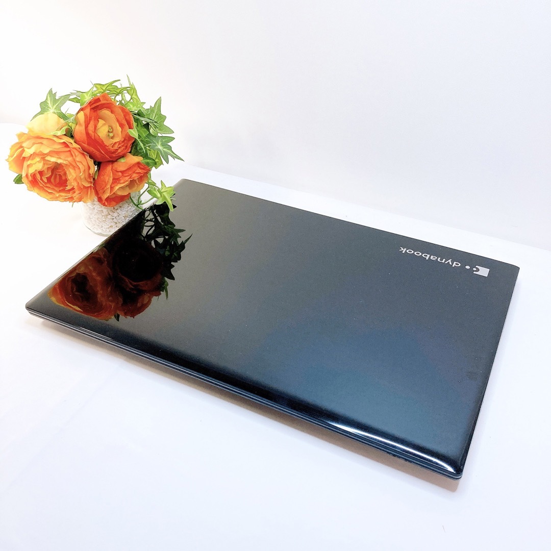 東芝(トウシバ)のフルHD❤️東芝Dynabook❤️黒ノートパソコン♡第7世代Windows11 スマホ/家電/カメラのPC/タブレット(ノートPC)の商品写真