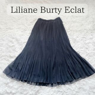 【美品】Liliane Burty Eclat プリーツスカート S(ロングスカート)