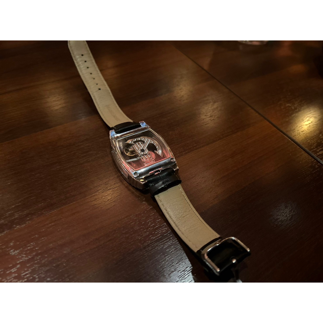 ✨LUXデザイン人気腕時計✨機械式✨スケルトンウォッチ✨メンズレディース メンズの時計(レザーベルト)の商品写真