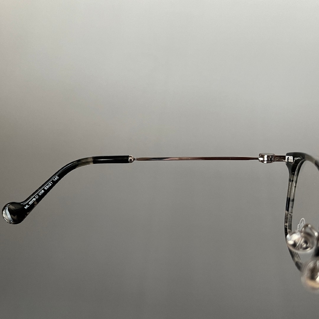 MONCLER(モンクレール)のメガネ モンクレール ボストン グレー べっ甲柄 メタル コンビフレーム メンズのファッション小物(サングラス/メガネ)の商品写真