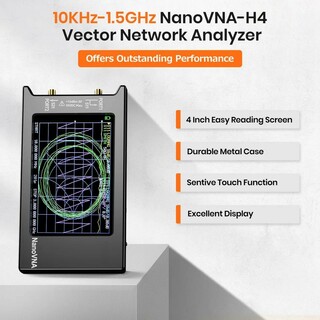 NanoVNA-H4 ベクトルネットワークアナライザー50KHz-1.5GHz(アマチュア無線)