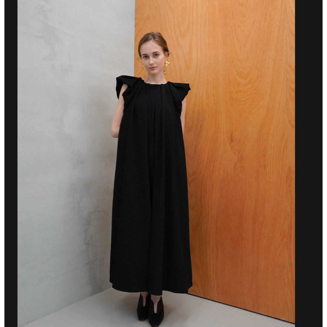 acka drape one-piece（black） レディースのワンピース(ロングワンピース/マキシワンピース)の商品写真